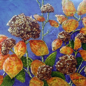 Leaves are Changing, a painting by Wayne Williams, 16 x 24, acrylic